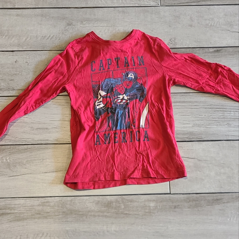 🍁 Captain America marvel long sleeve tee🧋